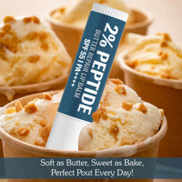 BAKE 2% Peptide + Ceramide Butter Brightening Lip Balm SPF 55 PA++++ with 24 Hour Moisturization For Dark, Pigmented, Dry, Flaky & Chapped Lips -5g - 8