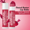 BAKE 2.5% Kojic Acid Mulberry Extract Tinted Butter Brightening Lip Balm SPF 55 PA++++ 24 Hour Moisturization For Dark, Pigmented, Dry & Flaky Lips - 5g - 5