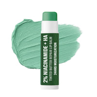 BAKE 2% Niacinamide + Hyaluronic Acid Tinted Butter Brightening Lip Balm – 24H Moisturization for Dark, Pigmented, Dry & Flaky Lips – 5g - 1