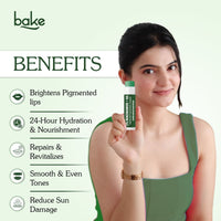 BAKE 2% Niacinamide + Hyaluronic Acid Tinted Butter Brightening Lip Balm – 24H Moisturization for Dark, Pigmented, Dry & Flaky Lips – 5g - 2