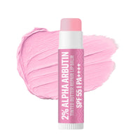 BAKE 2% Alpha Arbutin Tinted Butter Brightening Lip Balm SPF 55 PA++++ with Niacinamide For Dark, Pigmented, Dry & Chapped Lips For UVA/B Rays Sun Protection - 5g - 1