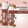 BAKE De-Tan Tinted Butter Lip Balm SPF 55 PA++++ with Kojic Acid & Alpha Arbutin – 24H Moisturization for Tanned, Dark & Pigmented Lips – 5g - 5
