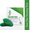 BAKE Jade Gua Sha Tool for Facial Massage, Glowing Skin, Stress Relief, Wrinkle Reduction, Dark Circles & Lifts Eyebrows – 1 Pc 20g - 1
