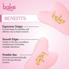 BAKE Quartz Gua Sha Tool for Facial Massage, Glowing Skin, Stress Relief, Wrinkle Reduction, Dark Circles & Lifts Eyebrows – 1 Pc 20g - 3