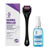 BAKE Derma Roller 0.5mm for Hair & Beard Growth & Acne Marks with 540 Titanium Alloy Needles for Clear Skin & Thicker Hair - 50g - 1