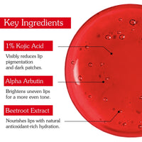 BAKE Beetroot Lip Oil with 1% Kojic Acid + Alpha Arbutin for Dark & Pigmented Lips, Dry & Chapped Lips with SPF 30|24 HR Hydration, 5ml - 2
