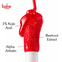 BAKE Beetroot Lip Oil with 1% Kojic Acid + Alpha Arbutin for Dark & Pigmented Lips, Dry & Chapped Lips with SPF 30|24 HR Hydration, 5ml - 3