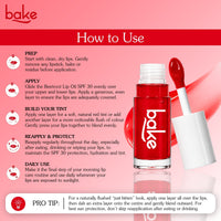 BAKE Beetroot Lip Oil with 1% Kojic Acid + Alpha Arbutin for Dark & Pigmented Lips, Dry & Chapped Lips with SPF 30|24 HR Hydration, 5ml - 7