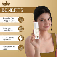 BAKE Vanilla Coffee Lip Oil with 2% Peptide + 1% Ceramide for Dry & Chapped Lips, Barrier Support & Long-Lasting Hydration - 5ml - 3