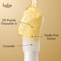 BAKE Vanilla Coffee Lip Oil with 2% Peptide + 1% Ceramide for Dry & Chapped Lips, Barrier Support & Long-Lasting Hydration - 5ml - 8