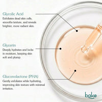 BAKE 10% Glycolic Acid Advanced Resurfacing & Renewing Face Toner for Smooth, Bright Even Skin & Clogged Pores - 200ml - 2