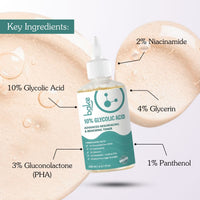 BAKE 10% Glycolic Acid Advanced Resurfacing & Renewing Face Toner for Smooth, Bright Even Skin & Clogged Pores - 200ml - 3