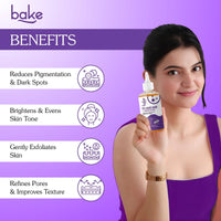 BAKE 2% Kojic Acid + Turmeric Extract Advanced Pigmentation Correcting Toner for Dark Spots, Uneven Skin Tone & Dullness, Brightening & Glow-200ml - 4