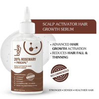 BAKE 20% Rosemary +Procapil Hair Growth Serum for Hair Fall Control, Root Strengthening & Scalp Nourishment- 200ml - 1