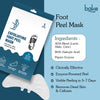 BAKE AHA + BHA Peeling & Exfoliating Foot Mask for Baby Soft Feet, Reduces Dry Skin & Calluses, Hydrates Skin - 1 Pair 40g - 3