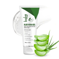 BAKE 99% Pure Aloe Vera Gel for Face, Body & Hair, Hydrates & Soothes Skin, Reduces Dryness, Lightweight & Non-Sticky - 200g - 1