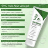 BAKE 99% Pure Aloe Vera Gel for Face, Body & Hair, Hydrates & Soothes Skin, Reduces Dryness, Lightweight & Non-Sticky - 200g - 2