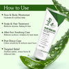 BAKE 99% Pure Aloe Vera Gel for Face, Body & Hair, Hydrates & Soothes Skin, Reduces Dryness, Lightweight & Non-Sticky - 200g - 4