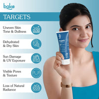 BAKE TripleFx SPF 50 PA++++ 3-in-1 Tinted Sunscreen with 4% Niacinamide, Broad Spectrum UVA/UVB Protection, Skin Tint & Even Skin Tone 50g - 15
