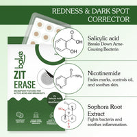 BAKE Zit Erase Micropoint Patches with 2% Salicylic Acid for Active Acne & Breakouts, Unclogs Pores & Reduces Acne, Pack of 9 Patches 30g - 2