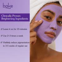 BAKE 2% Kojic Acid Dipalmitate Anti-Pigmentation Clay Mask for Dark Spots, Tan & Uneven Skin Tone- 100g - 6