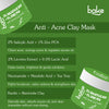 BAKE 2% Salicylic Acid + 1% Zinc PCA Anti-Acne Clay Mask for Blackheads, Unclogging Pores & Excess Oil-100g - 3