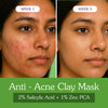 BAKE 2% Salicylic Acid + 1% Zinc PCA Anti-Acne Clay Mask for Blackheads, Unclogging Pores & Excess Oil-100g - 8