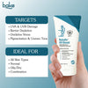 BAKE UV Shield Sunscreen SPF 55 PA++++ with 6% Advanced UV Filter & Ceramide, For UVA/UVB & Blue Light Protection, Skin Barrier Care- 50g - 3