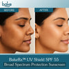 BAKE UV Shield Sunscreen SPF 55 PA++++ with 6% Advanced UV Filter & Ceramide, For UVA/UVB & Blue Light Protection, Skin Barrier Care- 50g - 4