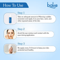 BAKE Morning Cuddles 100% Mineral Water-Resistant Sunscreen SPF 70 PA++++ with 5% Niacinamide – UVA/UVB & Blue Light Protection – 100ml - 6