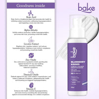 BAKE 100% Mineral Water Resistant Broad Spectrum Sunscreen SPF 70 PA++++ with 2% Kojic Acid, Alpha Arbutin & Niacinamide for Pigmentation, Dark Spots & Tan-100g 100 ml - 3