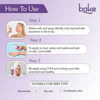 BAKE De-Tan Sunscreen Spray SPF 70 PA++++ with 2% Kojic Acid & Alpha Arbutin for Pigmentation and Tan Removal with UVA/UVB Protection, Waterproof & Sweat Resistant-100ml - 5
