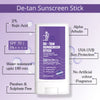 BAKE De-Tan Sunscreen Stick SPF 70 PA+++ with Kojic Acid and Alpha Arbutin for Pigmentation and UVA and UVB Sun Protection | Water Resistant 180 Min- 20g - 7