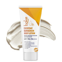 BAKE Everyday Sunscreen Body Lotion SPF 70 PA++++ with Kojic Acid & Alpha Arbutin, Broad Spectrum UVA & UVB Protection, For Brightening & Sun Protection- 200ml - 1