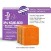 BAKE 3% Kojic Acid Loofah Scrub Soap with MelasaRx™ Complex for Pigmentation, Dark Spots, Tan and Uneven Skin Tone ( 100 g ) - 19