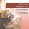 BAKE De-Tan Loofah Scrub Soap with 2% Kojic Acid & Alpha Arbutin for Tan Removal, Pigmentation, Dark Spots and Brighter Even-Toned Skin ( 100 g ) - 6