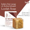 BAKE De-Tan Loofah Scrub Soap with 2% Kojic Acid & Alpha Arbutin for Tan Removal, Pigmentation, Dark Spots and Brighter Even-Toned Skin ( 100 g ) - 13