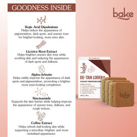 BAKE De-Tan Loofah Scrub Soap with 2% Kojic Acid & Alpha Arbutin for Tan Removal, Pigmentation, Dark Spots and Brighter Even-Toned Skin ( 100 g ) - 23