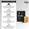 BAKE 10% Charcoal Loofah Scrub Soap with Niacinamide for Exfoliation, Rough & Dull Skin, Tan Reduction(100g) - 7
