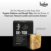 BAKE 10% Charcoal Loofah Scrub Soap with Niacinamide for Exfoliation, Rough & Dull Skin, Tan Reduction(100g) - 8