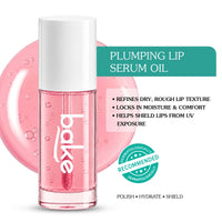 BAKE 7% PHA Smoothing Lip Serum Oil SPF 30 with 1% Ceramide NP + Oat Kernel Oil for Dry & Chapped Lips, Hydrating & Barrier Repair 5ml - 1