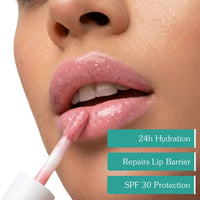 BAKE 7% PHA Smoothing Lip Serum Oil SPF 30 with 1% Ceramide NP + Oat Kernel Oil for Dry & Chapped Lips, Hydrating & Barrier Repair 5ml - 6
