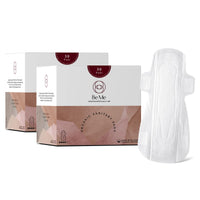 Be Me Sanitary Pads For Women, Rash Free Leak Proof Medium Flow Large