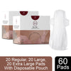 Be Me Sanitary Pads For Women With Disposable Pouch (20 R, 20 L, 20 Xl)