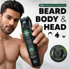 LetsShave All-in-One Beard, Body & Head Trimmer for Men | Self-Sharpening Blades | USB-C Fast Charging | 120 Min Runtime | LED Display | Free Pro Styler | 24 Months Warranty