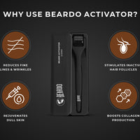 Beardo Beard Activator Derma Roller for Men 0.5Mm