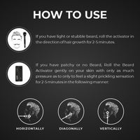 Beardo Beard Activator Derma Roller for Men 0.5Mm