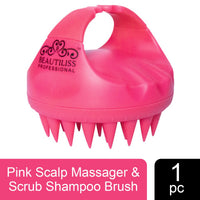 Beautiliss professional Pink Scalp Massager & Scrub Shampoo Brush