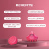Beautiliss professional Pink Scalp Massager & Scrub Shampoo Brush