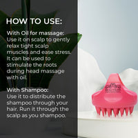 Beautiliss professional Pink Scalp Massager & Scrub Shampoo Brush